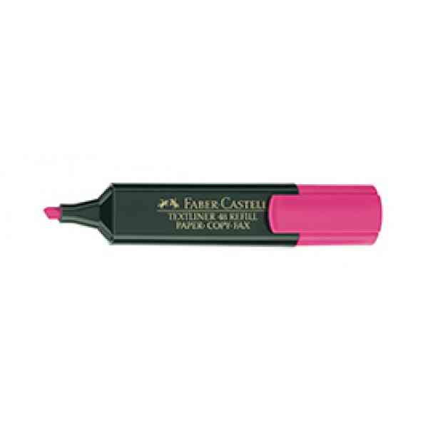Faber Castell Textliner 48 Marcador Fluorescente Rosa